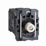 Harmony XB5 Korpus przycisku z elementem świetlnym biały LED 400V zaciski śrubowe ZB5AV5D1 Schneider