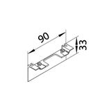 tehalit.SL Maskownica nośnika 20x80 fi60 sucupira SL20080ACD6 HAGER