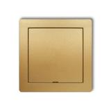 DECO Ramka pośrednia z zaślepką złota