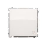 Simon Basic Przycisk dzwonek 10A szybkozłączka biały