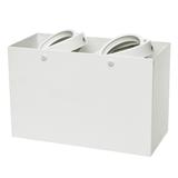 Milagro oprawa sufitowa wpuszczana Blocco biała 2x7W GU10 ML478