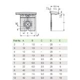 picoMAX płytka uchwytowa raster 5mm 3-4 bieg. /25szt./ WAGO