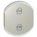 MY HOME SCS CELIANE - KLAWISZ STEROWNIKA WIELOFUNKCYJNEGO GEN/ON/OFF TYTANOWY, Legrand