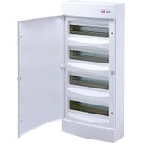 Rozdzielnica natynkowa 4x12 drzwi białe ECT48PO-s 001101023 ETI