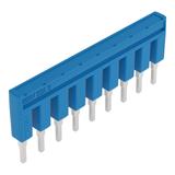 Mostek grzebieniowy z izolacją 9‑tor. niebieski 2002‑409/000‑006 /25szt./ WAGO