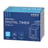 Programator czasowy wyłącznik LCD cyfrowy 52 programy na szynę ORNO