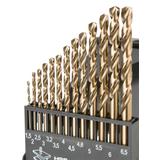 Wiertła do metalu HSS-Co 1.5-6.5 mm, zestaw 13 szt.
