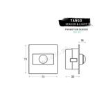 Oprawa Tango PIR 120 Motion Sensor | 10 V DC | 0,2 W | IP 20 |PIR 120o | Wykończenie: czarny mat |