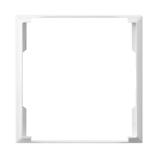 ARIA Ramka ozdobna do gniazd podwójnych do ramek - kolor biały