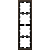 Merten D-Life, ramka czterokrotna, mocca metalik