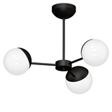 Milagro lampa wisząca/żyrandol Sfera Black 3xE14 MLP8865