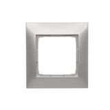 Simon 54 Premium Ramka 1-krotna PREMIUM IP20 / IP44 srebrny mat DR1/43 KONTAKT