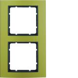 BERKER B.3 Ramka podwójna aluminium złoty/antracyt 10123016 HAGER