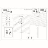 Sollux Lampa wisząca PASTELO 1 biała SL.0465