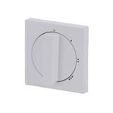 CARAT/FUTURE  Pokrywa z pokrętłem i nadrukiem biały studyjny