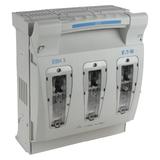 EBH3O3TS8 Rozłącznik bezpiecznikowy poziomy 630A AC 690V NH3 AC22B 3P IEC montaż na płycie, EBH3O3TS