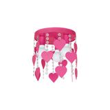 MILAGRO Lampa Sufitowa CORAZON PINK 3xE27