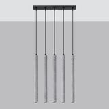 Sollux Lampa wisząca PASTELO 5L beton SL.1274