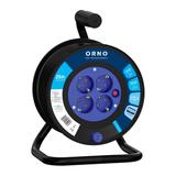 Przedłużacz bębnowy, 4 gniazda 2P+Z, Schuko, kabel PVC H05VV-F 3x1,5mm2, długość 25m, termik, przesł