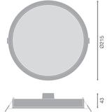Oprawa DOWNLIGHT IP44 DN 215 30W 830 WT
