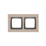 Simon 54 Nature Ramka 2-krotna Nature-Beton FUNDA MENTE IP20/IP44* (*IP44-należy zastosować zestaw uszczelek DUN2) DRN2/93 KONTAKT