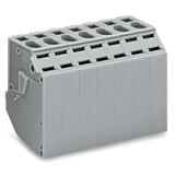 listwa do transformatorów 4 mm2 2-torowa szara