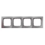 AS Ramka poczwórna - kolor srebro