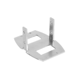 Simon Connect Podstawa do minikolumny dwustronnej owalnej ALK72x/8 (element zapasowy) aluminium