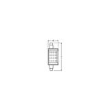 LED LINE 78mm 75D 9,5W 827 230V R7S 6X1 LEDVANCE