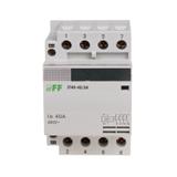 Stycznik modułowy, montaż na szynie styki 4NO, 40A