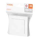Łącznik krzyżowy podtynkowy Malta, 10A, 250V, WP-8M, biały FMS-103/W ORNO