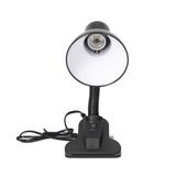 LATSA, lampa biurkowa z klipsem, 40W, E27, stal + tworzywo, czarna DL-3/B ORNO