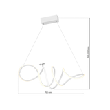 Milagro lampa wisząca LED Loca 56W 3360lm 4000K ML5491