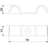 1015 D 25 G Obejma mocująca