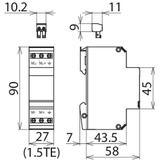 Ogranicznik przepięć Blitzductor VT KKS APD 36  918421 DEHN