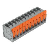 Złączka do płytek drukowanych dźwignia 6mm2 RM 7,5mm 11-bieg szara /16szt./ 2606-3111/020-000 WAGO