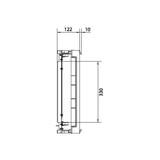 univers N Podzespół rozstaw 60mm3-pol.7xNH00listw. 450x500mm odpływ lewo/prawo UE32C7N HAGER