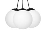 Milagro lampa wisząca Lima 3xE14 czarno/biała MLP6523