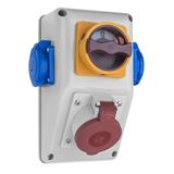 Rozdzielnica R-BOX KOMPAKT 1x16A/5p, 2x250V, wył. L/P