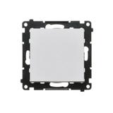 Simon 55 Przycisk zwierny pojedynczy zwierny bez piktogramu szybkozłączka Aluminium mat TP1.01/143 KONTAKT