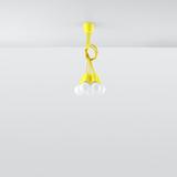 Sollux Lampa wisząca DIEGO 5 żółta SL.0580