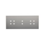 Simon 54 Touch Panel dotykowy S54 Touch 3 moduły 1 pole dotykowe + 2 pola dotykowe poziome + 1 pole dotykowe srebrna mgła DSTR3121/71 KONTAKT