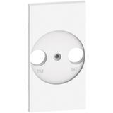 Living Now - Plakietka Gniazda Tv/Radio-Sat - 2 Moduły - Biel Bticino KW4212 LEGRAND