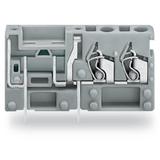 złączka do płytek drukowanych bezpiecznikowa szara raster 5 mm