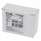 FUSE 25A DI/E16 GR 500VAC Wkładka DI 20A GR 500VAC E16 25D16R EATON
