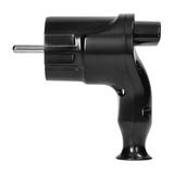 Wtyczka kątowa Uni-Schuko z wypychaczem 16A/250V, czarna TP-05/CZARNY ORNO