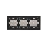 Simon 54 Touch Panel dotykowy S54 Touch 3 moduły 1 pole dotykowe + 2 pole dotykowe pionowe + 4 pola dotykowe srebrna mgła DSTR3134/71 KONTAKT