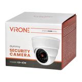 Atrapa kamery monitorującej z podczerwienią CCTV, bateryjna, MINI, biała CD-4/W ORNO
