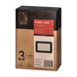 FARO LED 30W naświetlacz 2400lm, IP65, 4000K, aluminium + szkło AD-NL-6254BL4 ORNO