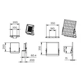 Naświetlacz LED Ledinaire BVP085 13W 1690lm IP65 3000K barwa ciepła ściemnialna LED17/830 PHILIPS
